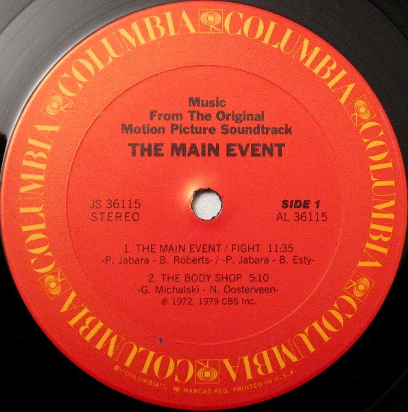 The Main Event (A Glove Story) (Vinyl, VG) (Vinyl LP)