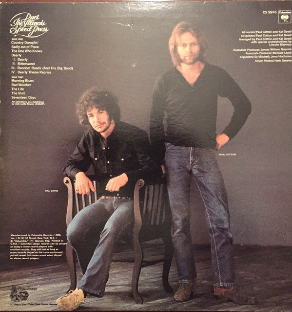Illinois Speed Press - Duet (VG+) (Vinyl LP)