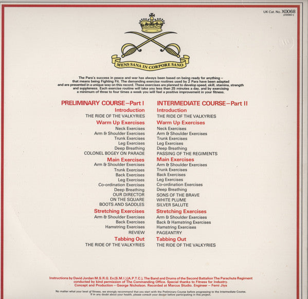 2 Para - Get Fighting Fit With 2 Para (NM or M-) (Vinyl LP)