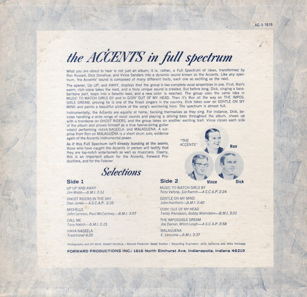 Accents  - Full Spectrum (VG) (Vinyl LP)