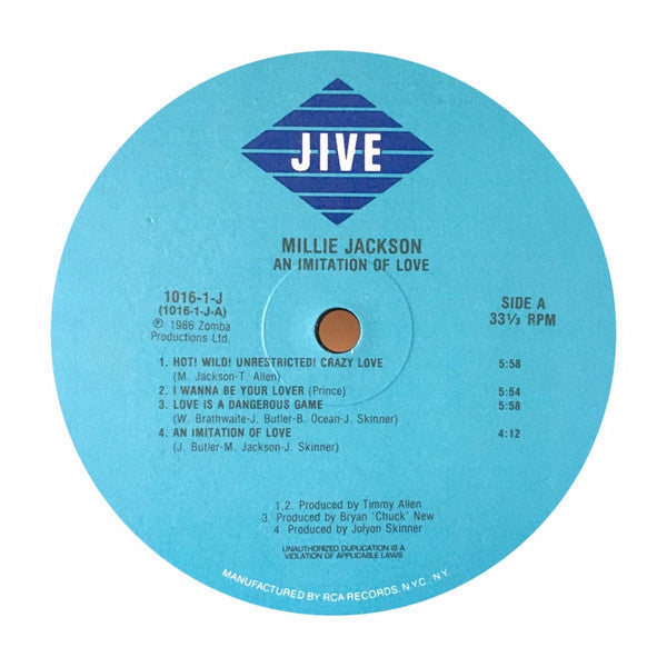 Jackson, Millie - An Imitation Of Love (VG+) (Vinyl LP)
