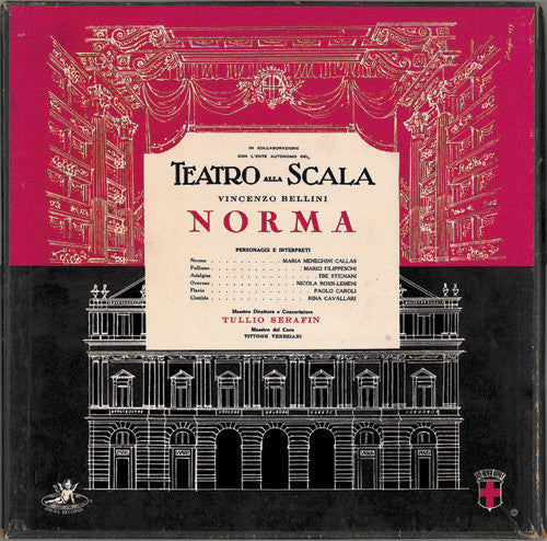 Bellini, Maria Callas, Mario Filippeschi, Ebe Stignani, Nicola Rossi-Lemeni, Paolo Caroli, Rina Cavallari, Tullio Serafin, Vittore Veneziani - Norma (VG+) (Vinyl LP)