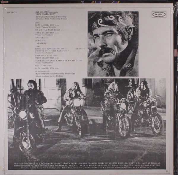 Run, Angel, Run (Original Sound Track Recording (Vinyl, G+) (Vinyl LP)