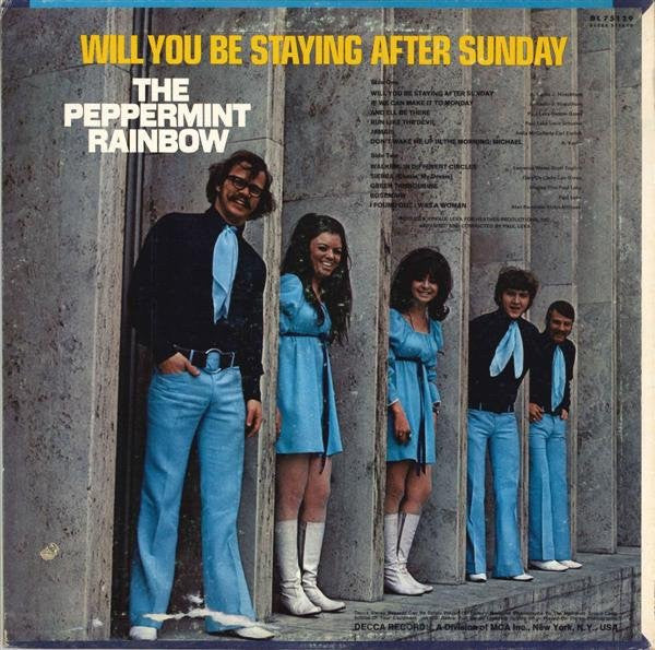 Peppermint Rainbow - Will You Be Staying After Sunday (Vinyl, VG+) (Vinyl LP)