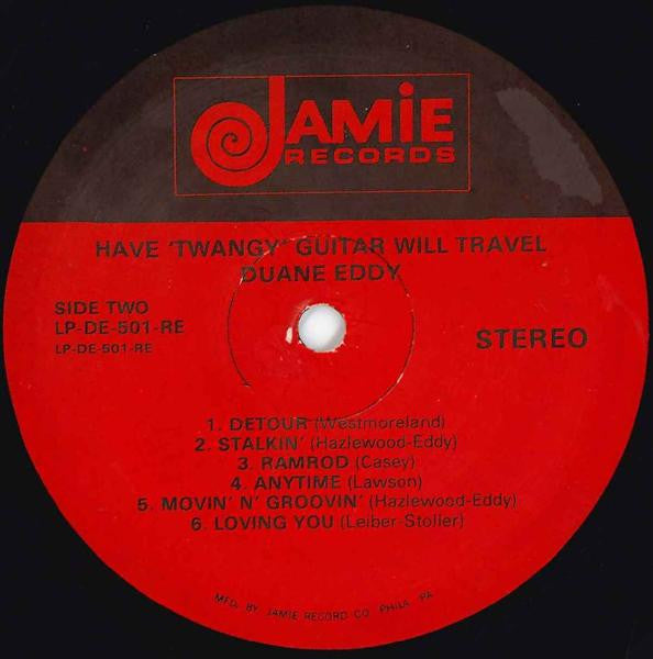 Eddy, Duane - Have "Twangy" Guitar Will Travel (VG) (Vinyl LP)