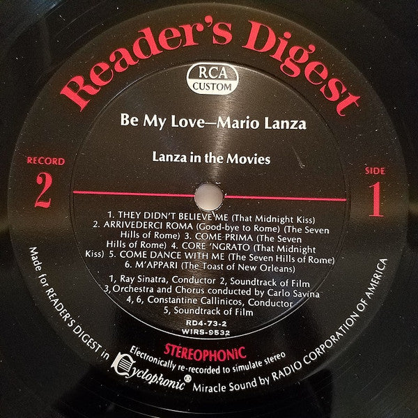Lanza, Mario - Be My Love (VG) (Vinyl LP)