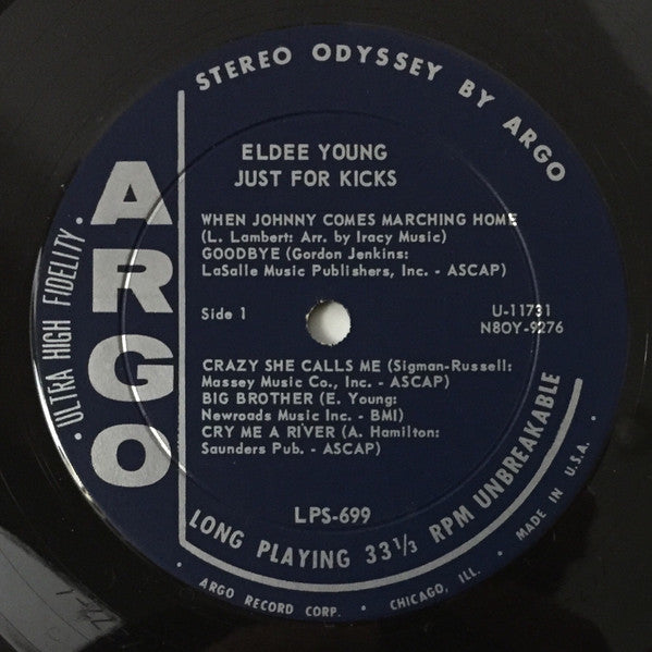 Young, Eldee - Just For Kicks (G+) (Vinyl LP)