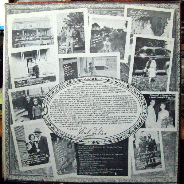 Statler Brothers - Pictures Of Moments To Remember (VG) (Vinyl LP)
