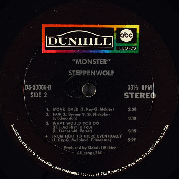 Steppenwolf - Monster (Vinyl, G+) (Vinyl LP)