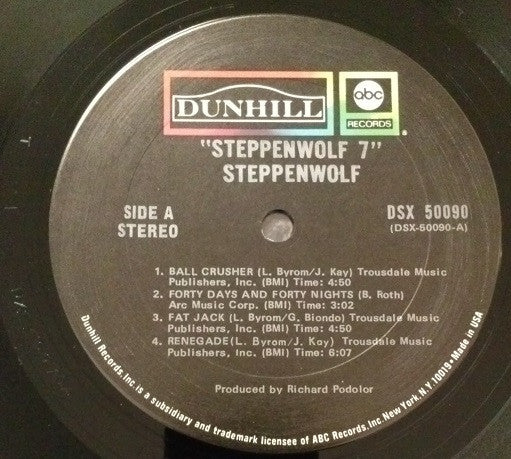 Steppenwolf - Steppenwolf 7 (VG) (Vinyl LP)