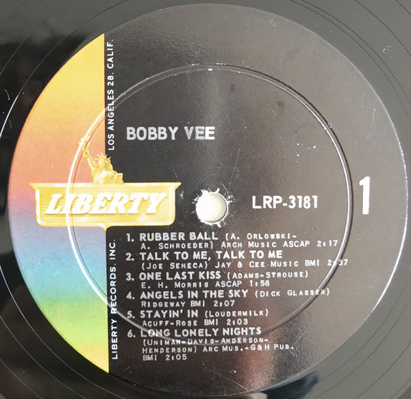 Vee, Bobby - Bobby Vee (VG) (Vinyl LP)