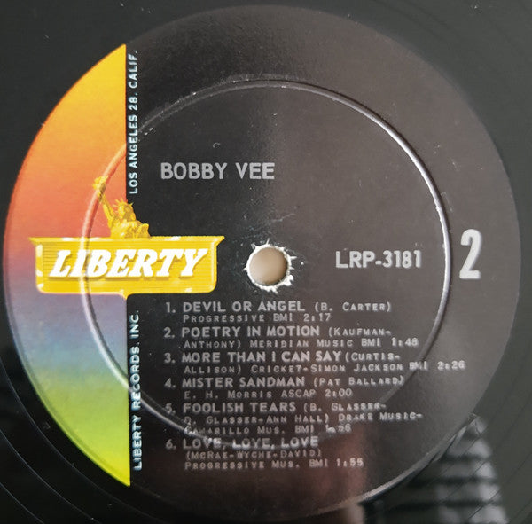 Vee, Bobby - Bobby Vee (VG) (Vinyl LP)
