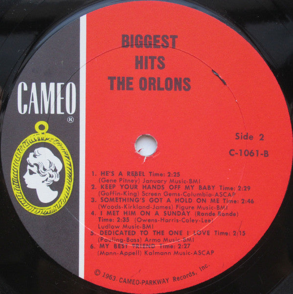 Orlons - Biggest Hits (VG) (Vinyl LP)
