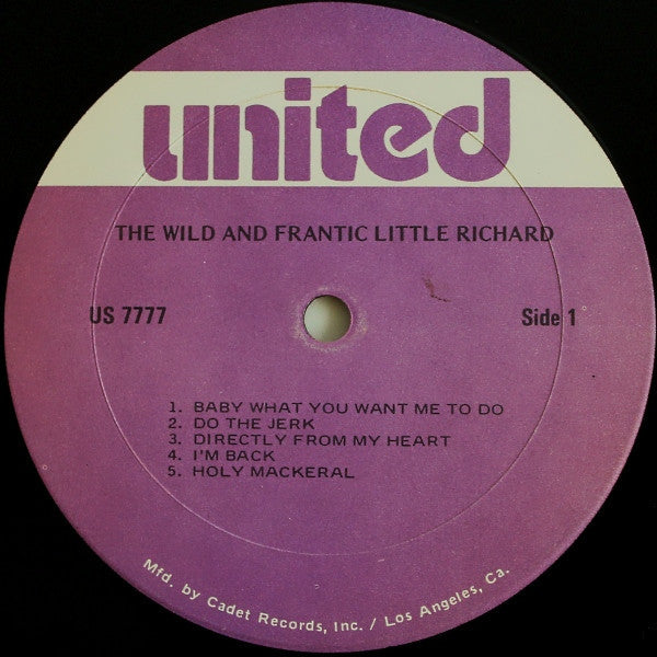 Little Richard - The Wild & Frantic Little Richard (VG+) (Vinyl LP)
