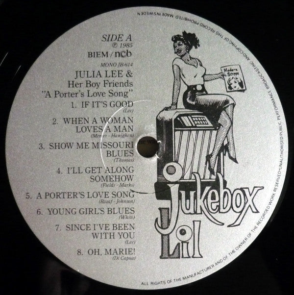 Lee, Julia & Her Boy Friends - A Porter's Love Song (M) (Vinyl LP)