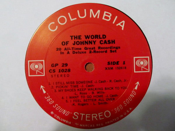 Cash, Johnny - The World Of Johnny Cash (Vinyl, VG) (Vinyl LP)
