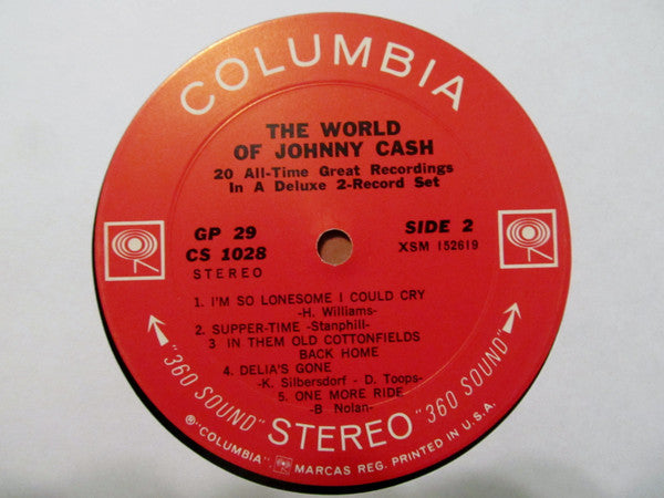 Cash, Johnny - The World Of Johnny Cash (Vinyl, VG) (Vinyl LP)