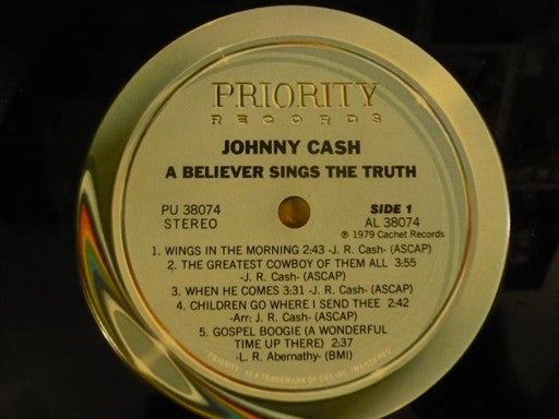 Cash, Johnny - A Believer Sings The Truth Volume One (Vinyl, VG+) (Vinyl LP)