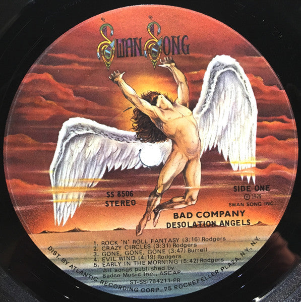 Bad Company  - Desolation Angels (Vinyl, VG+) (Vinyl LP)