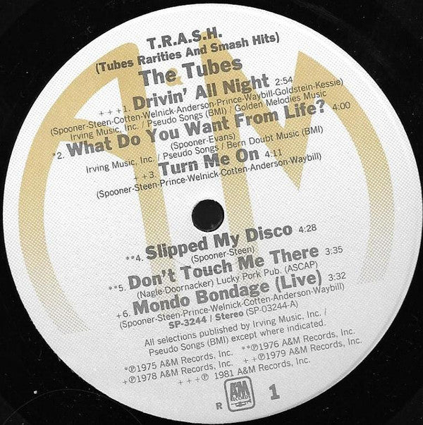 Tubes - T.R.A.S.H. (Tubes Rarities And Smash Hits) (NM or M-) (Vinyl LP)