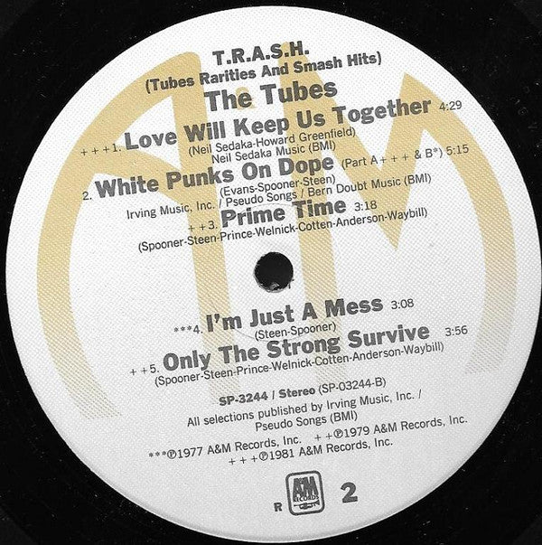 Tubes - T.R.A.S.H. (Tubes Rarities And Smash Hits) (NM or M-) (Vinyl LP)