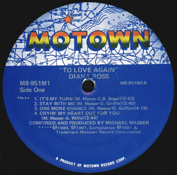 Ross, Diana - To Love Again (VG+) (Vinyl LP)