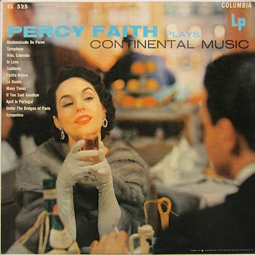 Faith, Percy - Percy Faith Plays Continental Music (VG+) (Vinyl LP)