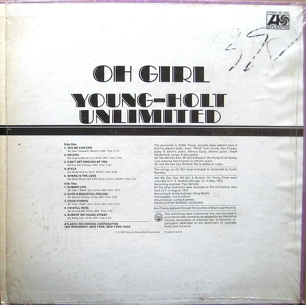 Young-Holt Unlimited - Oh Girl (G+) (Vinyl LP)