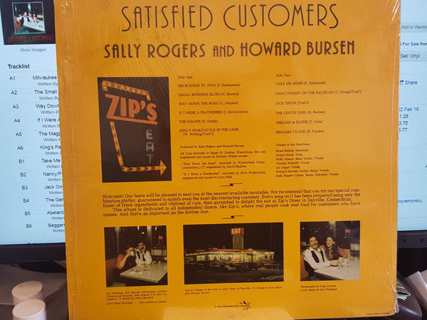 Rogers, Sally And Howard Bursen - Satisfied Customers (VG+) (Vinyl LP)