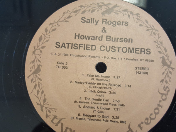 Rogers, Sally And Howard Bursen - Satisfied Customers (VG+) (Vinyl LP)