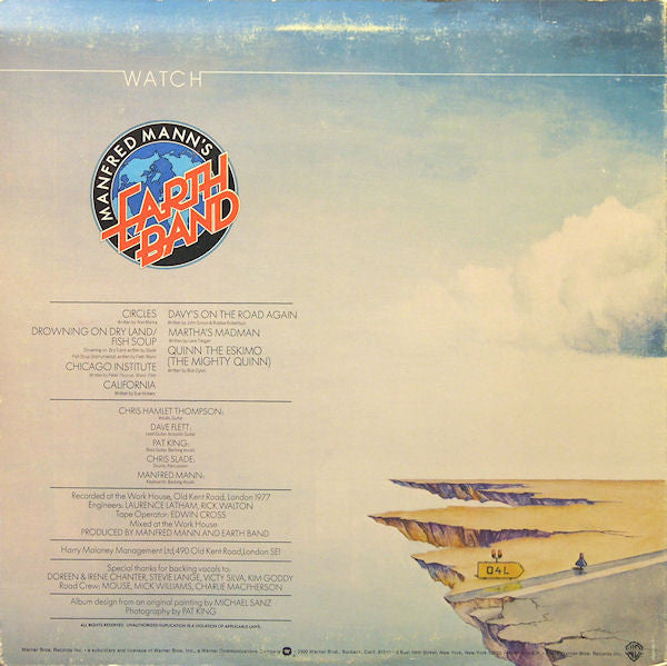 Mann's, Manfred Earth Band - Watch (VG+) (Vinyl LP)
