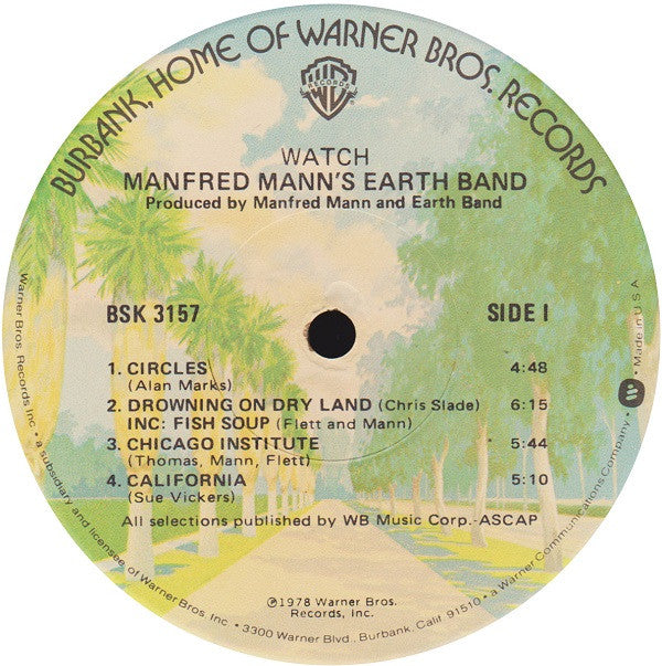 Mann's, Manfred Earth Band - Watch (VG+) (Vinyl LP)