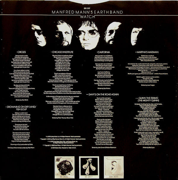 Mann's, Manfred Earth Band - Watch (VG+) (Vinyl LP)