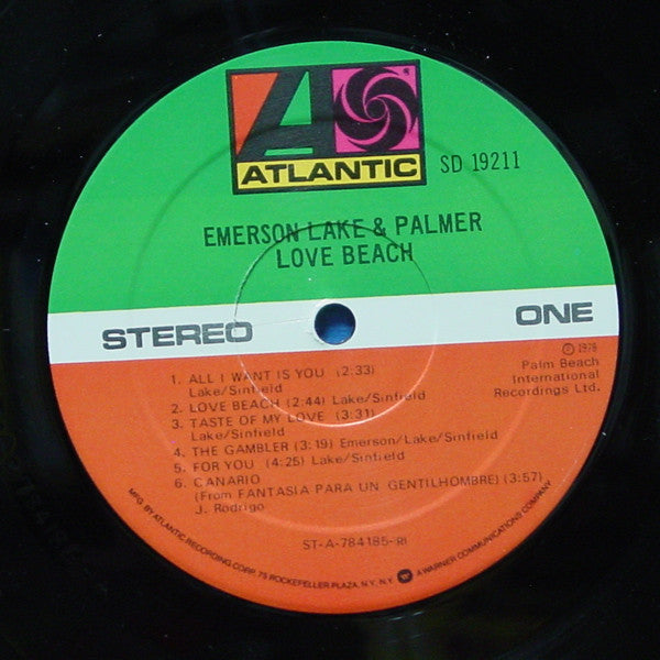 Emerson, Lake & Palmer - Love Beach (Vinyl, VG+) (Vinyl LP)