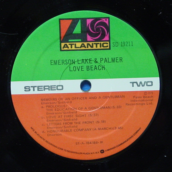 Emerson, Lake & Palmer - Love Beach (Vinyl, VG+) (Vinyl LP)