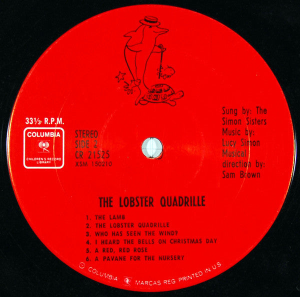 Simon Sisters - The Simon Sisters Sing The Lobster Quadrille And Other Songs For Children (VG) (Vinyl LP)