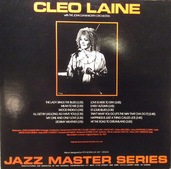 Laine, Cleo, The John Dankworth Orchestra - Cleo Laine (NM or M-) (Vinyl LP)
