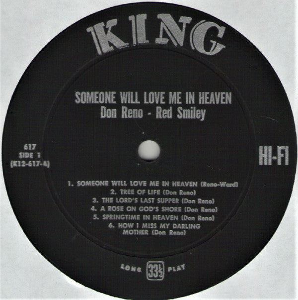 Reno, Don And Smiley, Red - Someone Will Love Me In Heaven (VG) (Vinyl LP)