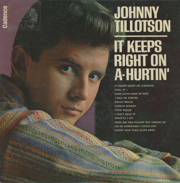 Tillotson, Johnny - It Keeps Right On A-Hurtin (VG) (Vinyl LP)