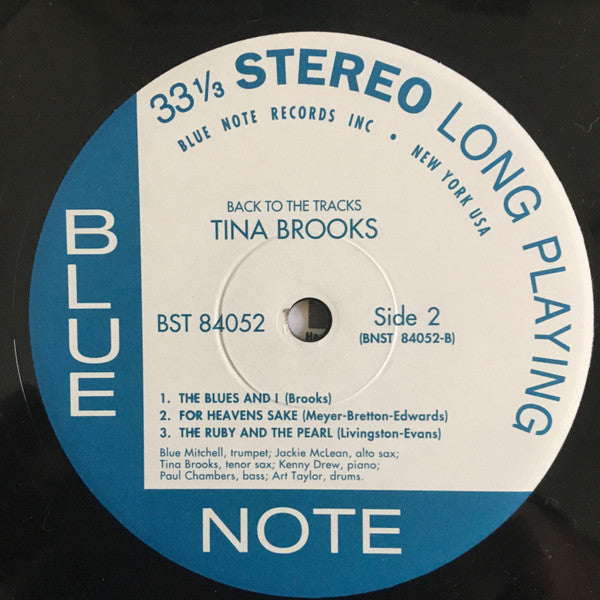 Brooks, Tina - Back To The Tracks (Vinyl, VG+) (Vinyl LP)