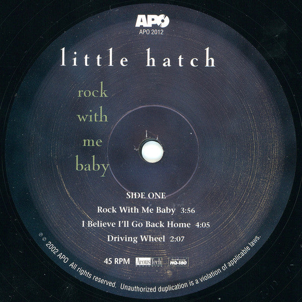 Little Hatch - Rock With Me Baby (Vinyl, VG+) (Vinyl LP)