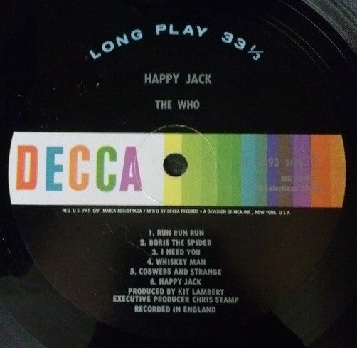 Who - Happy Jack (VG) (Vinyl LP)