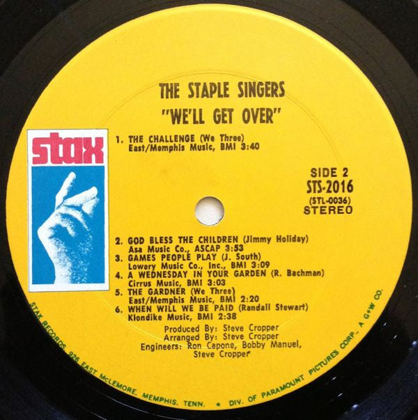 Staple Singers - We'll Get Over (VG) (Vinyl LP)