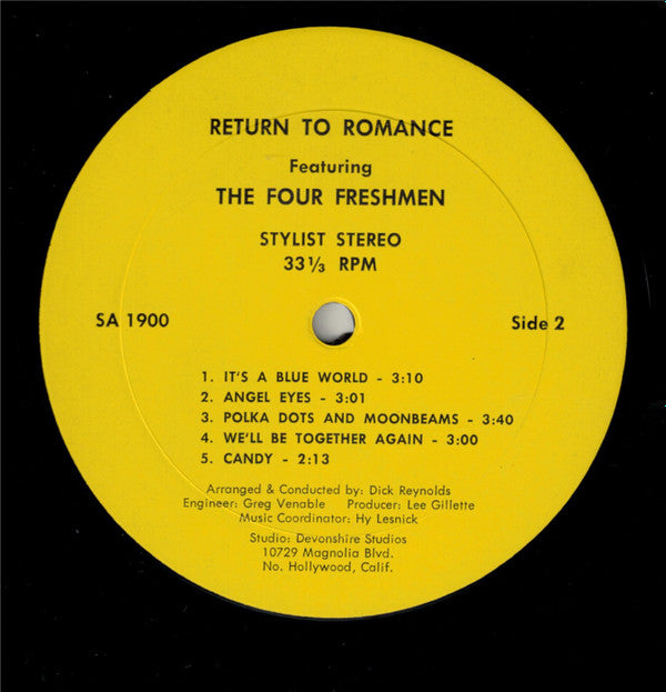Four Freshmen - Return To Romance (Vinyl, G+) (Vinyl LP)