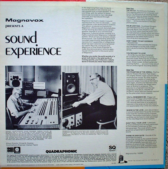 Various - Magnavox Presents A Sound Experience (NM or M-) (Vinyl LP)