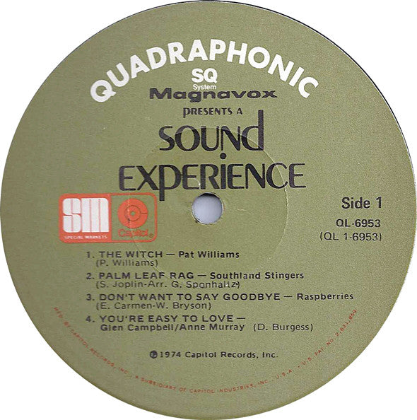Various - Magnavox Presents A Sound Experience (NM or M-) (Vinyl LP)