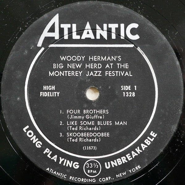 Herman's, Woody Big New Herd - At The Monterey Jazz Festival (Vinyl, VG+) (Vinyl LP)
