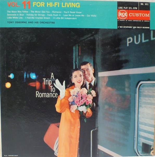 Osborne, Tony And His Orchestra - A Trip To Romance, Vol. 11 For Hi-Fi Living (VG) (Vinyl LP)