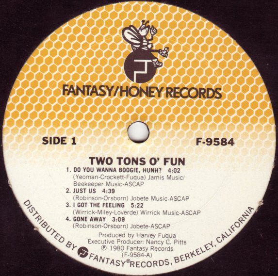 Two Tons O' Fun - Two Tons O' Fun (VG) (Vinyl LP)