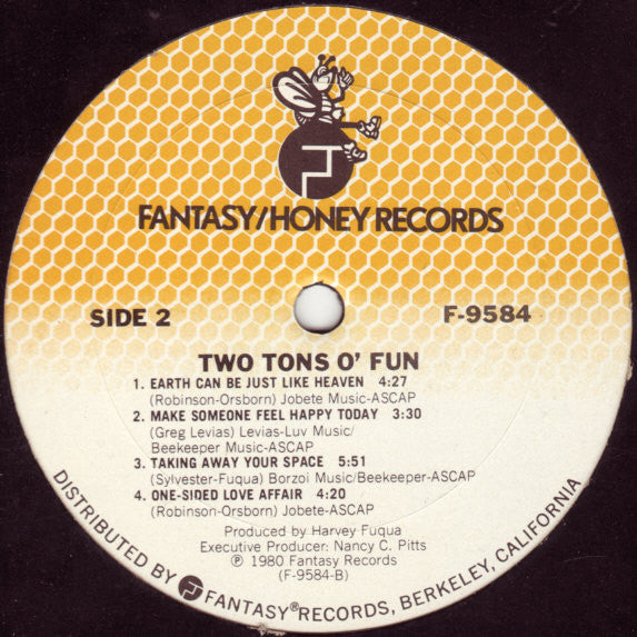 Two Tons O' Fun - Two Tons O' Fun (VG) (Vinyl LP)